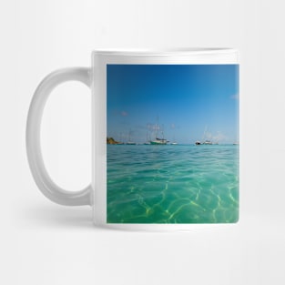 Blue & Green Tropical Waters Mug